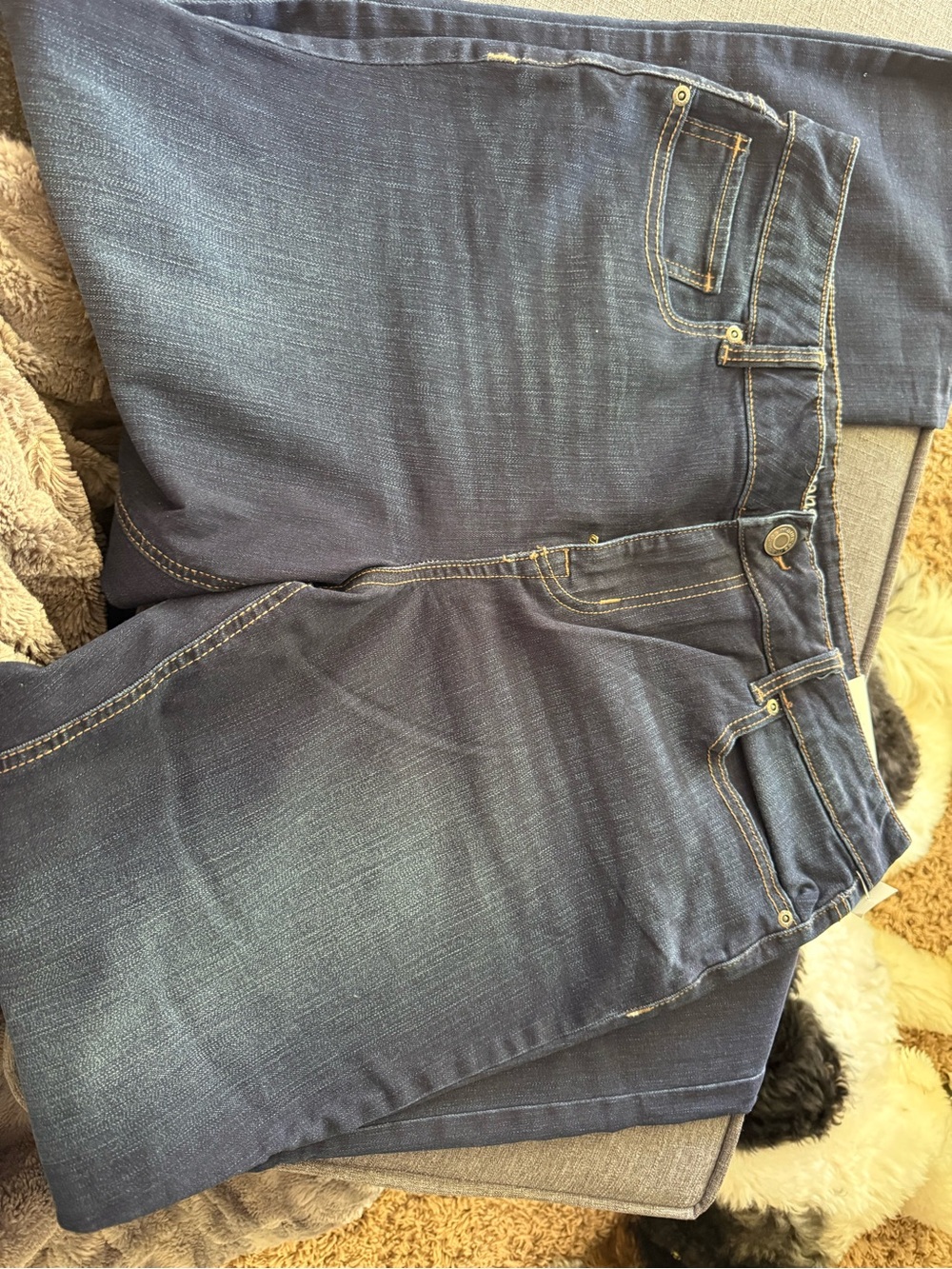 Maurices Indigo Straight Leg Stretch Jeans